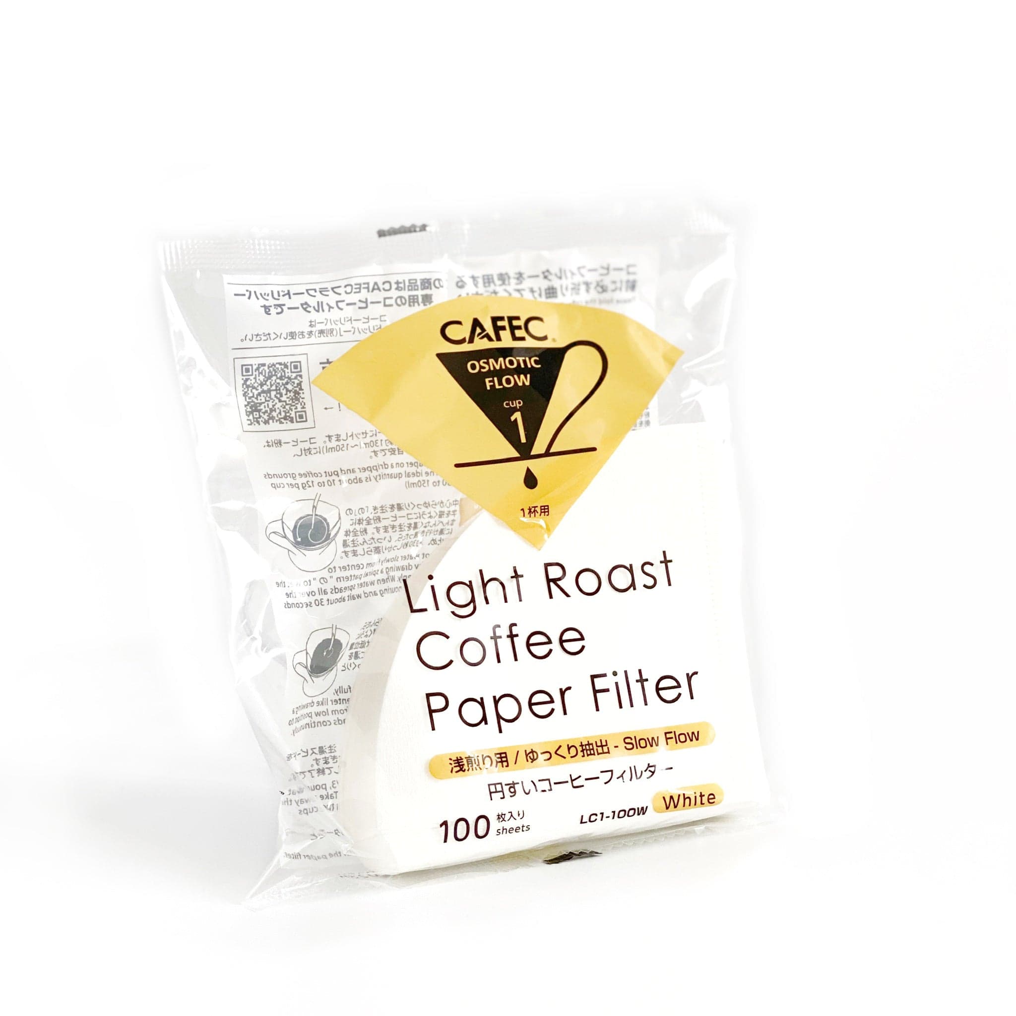 Cafec Light Roast Paper Filter (TH-1/T-92)